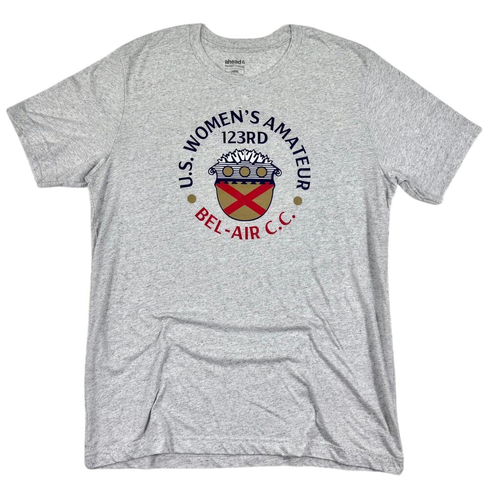 123rd US Women's Amateur Bel Air CC T-Shirt Men's LARGE Golf USGA EUC